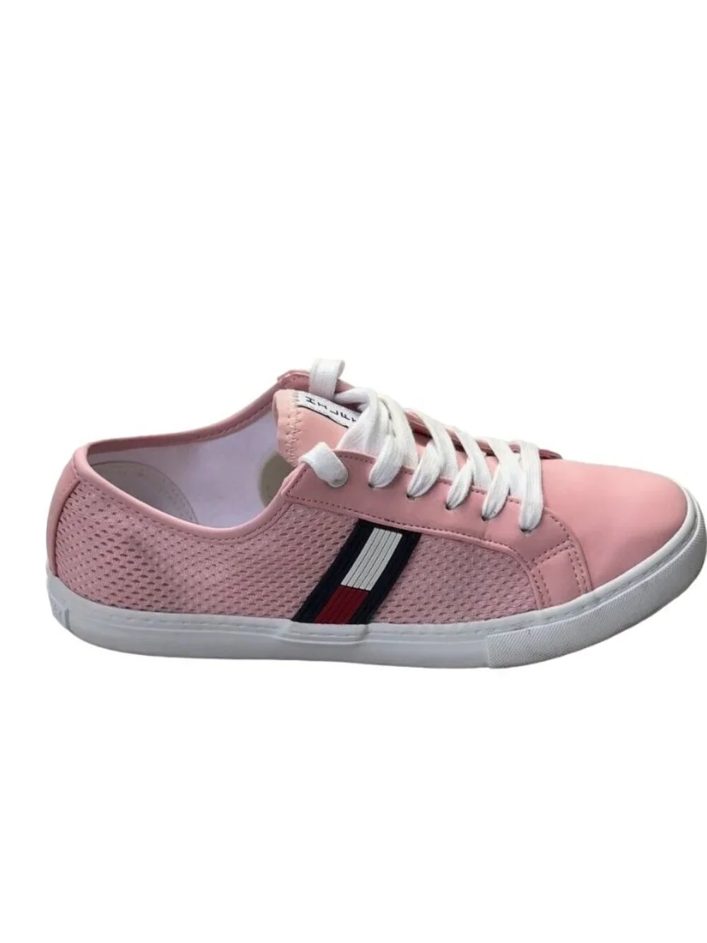 TOMMY HILFIGER Women's Shoes Pink Sport Sneakers Low Top Lace Up Size 8.5 M